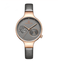 Quartz Leather Band Watch
