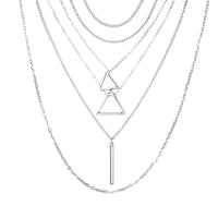 Double Triangle Necklace